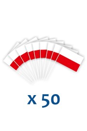 Polish Mini Flag - 50 pcs