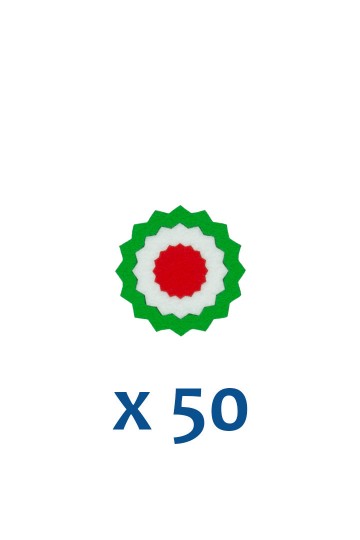 Włochy - Kokarda Filcowa - 50szt