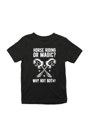 Kids T-Shirt - Horse Riding or Magic